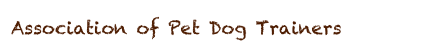 Association of Pet Dog Trainers